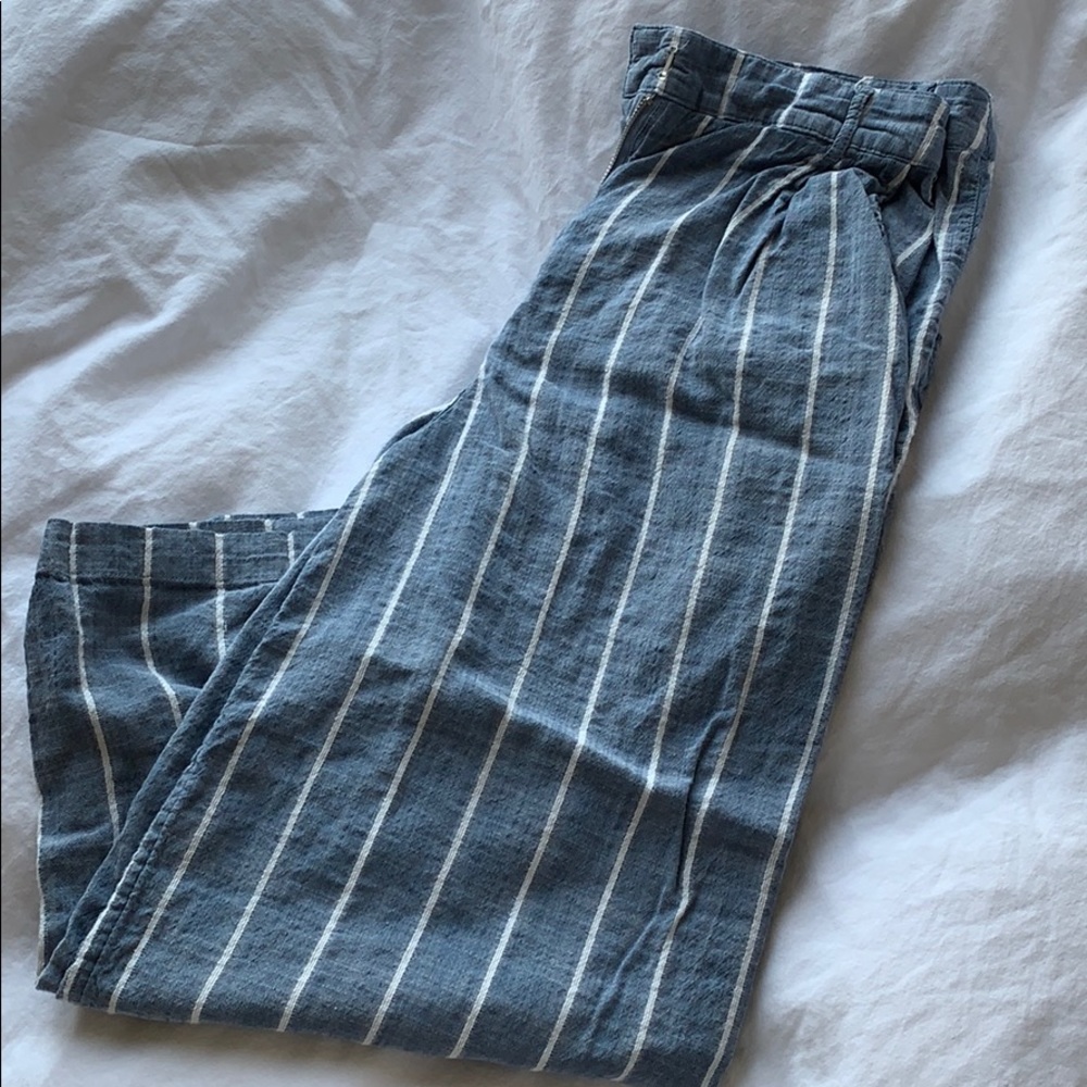 Woven Cropped summer pants